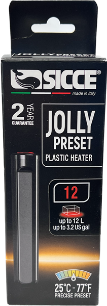 Sicce JOLLY Preset 12 - Submersible Heater - 12 Watt