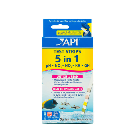 API 5-in-1 Test Strips 25ct